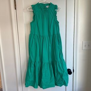 J Crew Ruffle A-line dress, Size 0